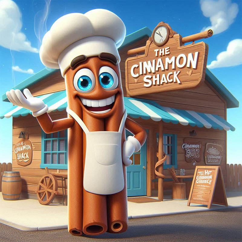 Cinnamon rolls and spices (placeholder)